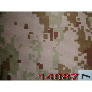 Tecido de camuflagem militar deserto grama estilo sarja 200GSM
